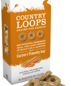 Supreme Country Loops with Carrot & Timothy Hay 80g