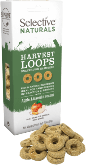 Supreme Harvest Loops with Apple, Linseed & Peanut 80g
