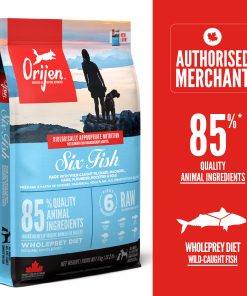 ORIJEN Six Fish Dry Dog Food (4 Sizes)