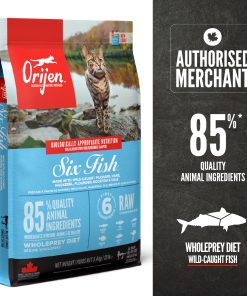 ORIJEN Cat Six Fish Dry Cat Food (3 Sizes)