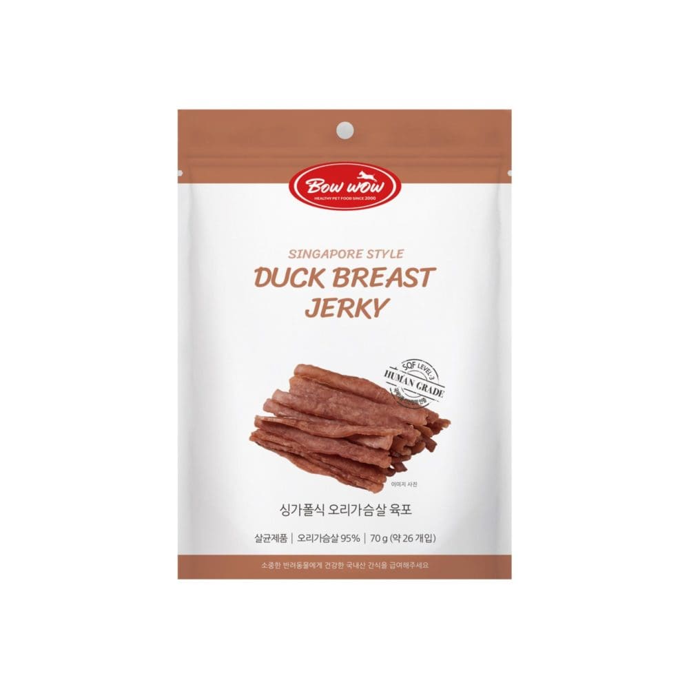 BOW WOW Singapore Style Duck Breast Jerky Dog Chew