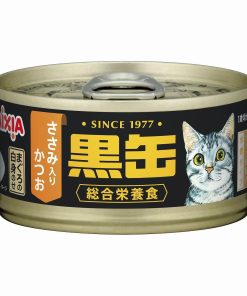 Aixia Kuro-Can Mini Tuna Skipjac Chicken Fillet Wet Food for Cats 80g