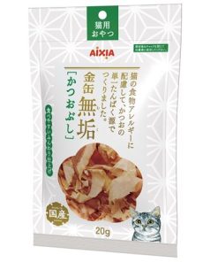Aixia Kin-Can Pure Dried Flake-Dried Skipjack Treats for Cats 20g