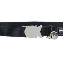 Red Dingo Cat Classic Collar - Black