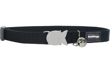 Red Dingo Cat Classic Collar - Black