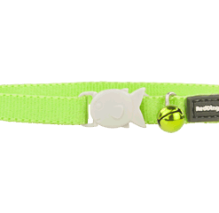 Red Dingo Kitten Classic Collar - Lime Green