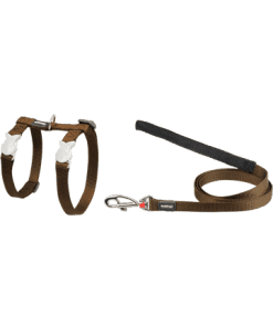Red Dingo Cat Combo Classic - Harness & Lead - Brown