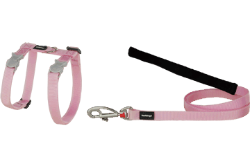 Red Dingo Cat Combo Classic - Harness & Lead - Pink