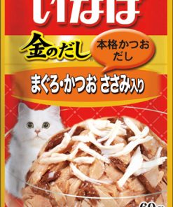 CIAO Tuna Golden Stock Pouch with Chicken Fillet in Jelly Wet Food for Cats 60g