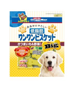 Doggyman Low Fat Vegetable Big Biscuit Dog Treats 450g