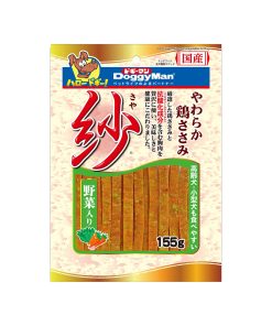 Doggyman Soft Sasami Sticks with Vegetable Dog Treats 155g