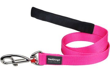 Red Dingo Fixed Classic Lead - Hot Pink