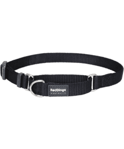 Red Dingo Martingale Half Check Collar - Black