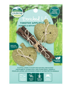 Oxbow Enriched Life - Timothy Apples & Stix Toy for Small Animals