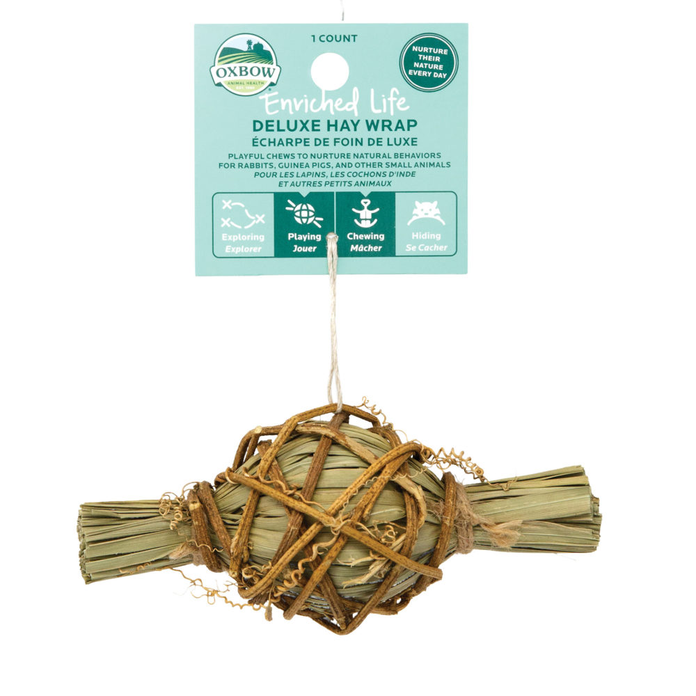 Oxbow Enriched Life - Deluxe Hay Wrap Toy for Small Animals