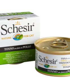 Schesir Cat Can in Jelly Tuna with Chicken Wet Cat Food 85g