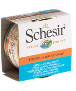 Schesir Cat Can Tuna in Natural Gravy Wet Cat Food
