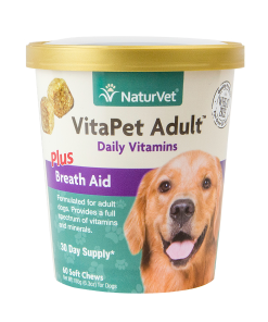 NaturVet VitaPet Adult Plus Breath Aid for Dog 60ct