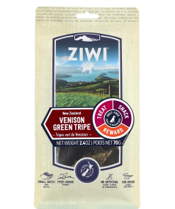 ZIWI Air-Dried Dog Treats - Venison Green Tripe