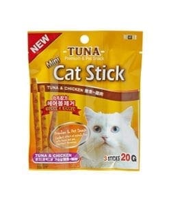 BOW WOW Mini Cat Stick - Tuna & Chicken Cat Treats 3stick 20g