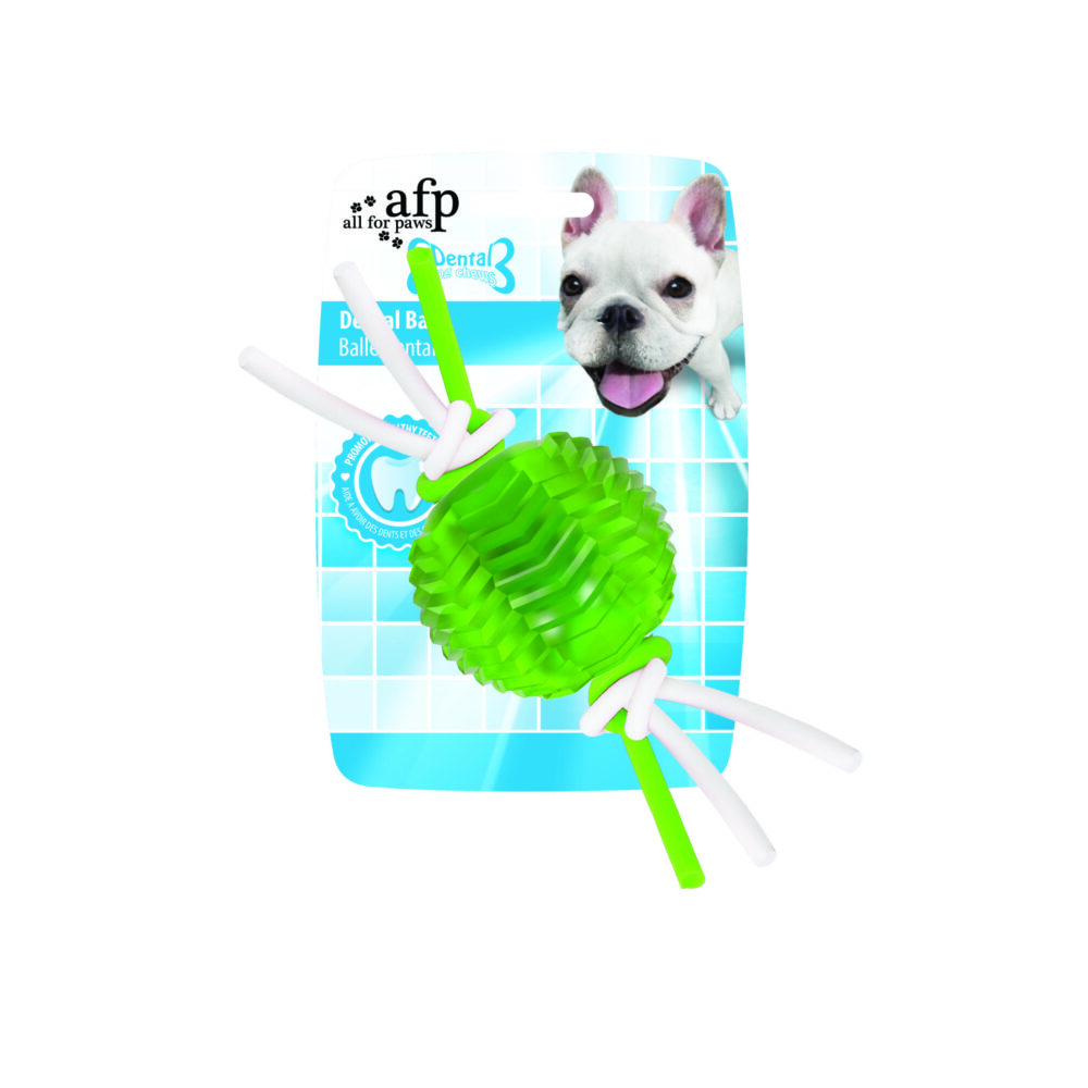 AFP Dental Chews Flexi Rope Dental Ball Blue for Dog (3Colors)