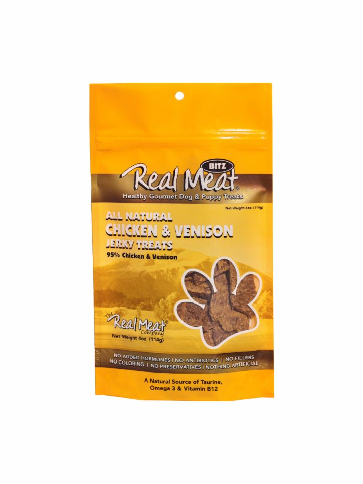 Real Meat All Natural Chicken Venison Treat