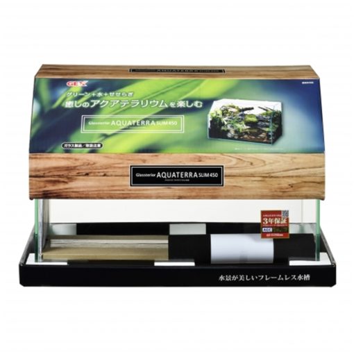 Gex GLASSTERIOR AQUATERRA Slim 450 Glass Aquarium