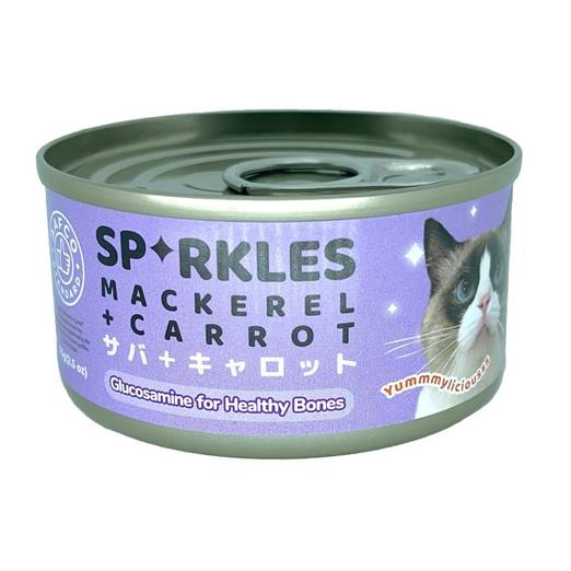Sparkles Mackerel & Carrot Wet Cat Food 70g