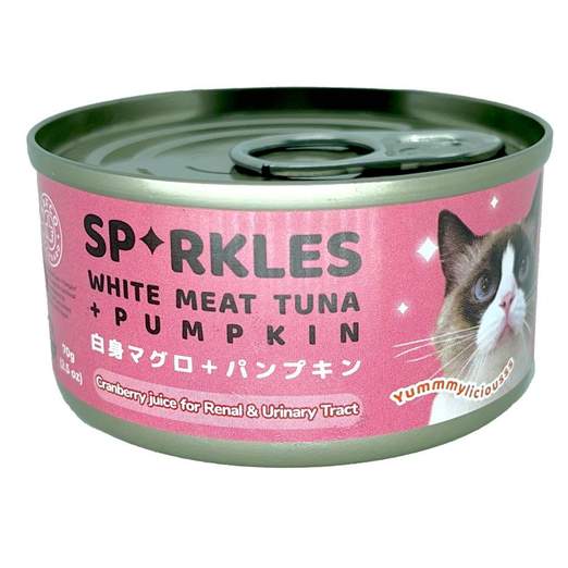 Sparkles White Meat Tuna & Pumpkin Wet Cat Food 70g