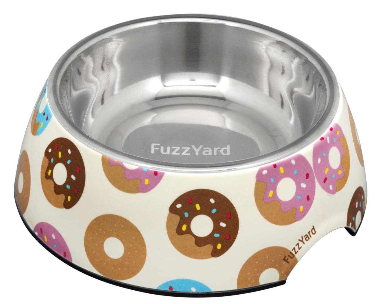 FuzzYard Easy Feeder Pet Bowl - Go Nuts For Donut
