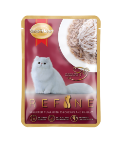 Smart Heart Refine Pouch Tuna with Chicken Flake in Jelly