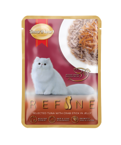 Smart Heart Refine Pouch Tuna with Crab Stick in Jelly