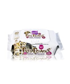 Bioion Pets Pounce Wipes (80 sheets)