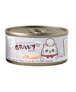 Jollycat Fresh White Meat Tuna & Chicken Breast Canned Food for Cats 80g