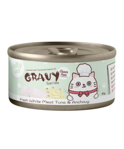 Jollycat Fresh White Meat Tuna & Anchovy Canned Food for Cats 80g