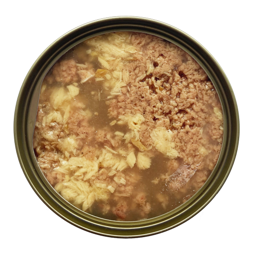 Jollycat Premium White Meat Tuna & Salmon Flakes in Jelly Canned Food for Cats 80g - Image 2