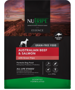 Nutripe Essence Australian Beef & Salmon with Green Tripe Dry Food for Dogs (3 Sizes)