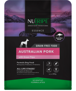 Nutripe Essence Australian Pork with Green Tripe Dry Food for Dogs (3 Sizes)