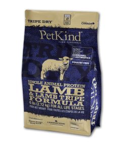 PetKind Single Animal Protein Lamb & Lamb Tripe Grain Free Dry Dog Food