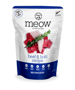 MEOW Air Dried Beef & Hoki Cat Treat 100g