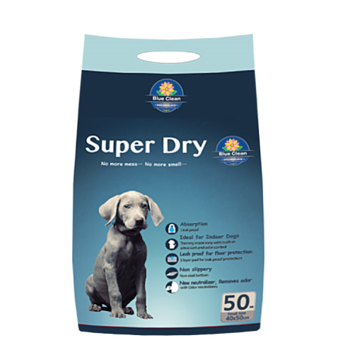 Blue Clean Super Dry Super Absorbent Pee Pad For Dogs