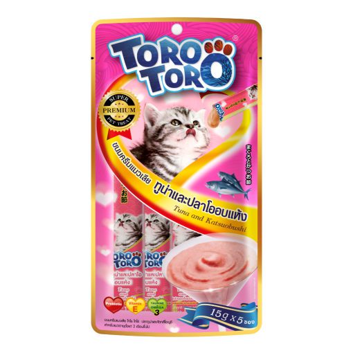 Toro Lickable Cat Treat Tuna With Katsuobushi