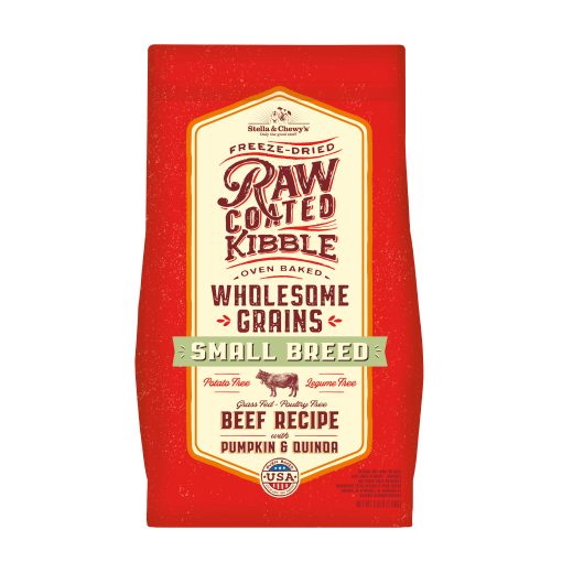 Stella & Chewy's Raw Coated Wholesome Grains Beef Recipe With Pumpkin & Quinoa (Small Breed) Dry Dog Food 3.5lb