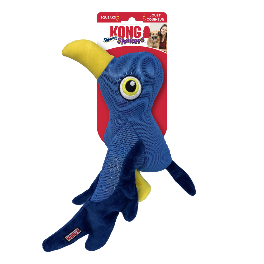 KONG Shakers Shimmy Seagull Dog Toy