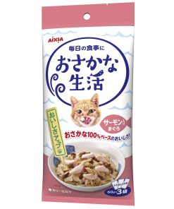 Aixia Fish Life Tuna with Salmon Treats for Cats 60g (3pcs)