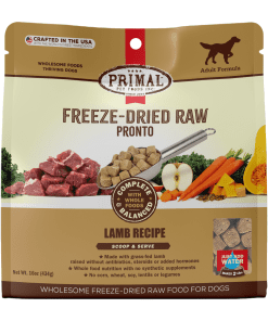 Primal Canine Freeze Dried Raw Pronto Dog Food Lamb