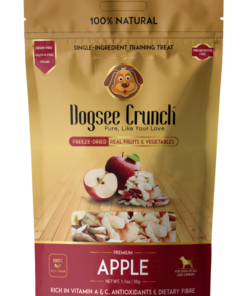 Dogsee Crunch Freeze-Dried Apple Dog Treats 10g