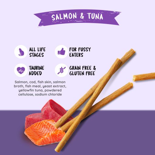 Kit Cat Grain Free Cat Stick - Salmon & Tuna