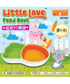 Petlink - Alice Little Love Bowl Carrot-Shaped - Rabbits