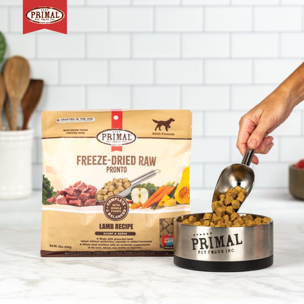 primal pronto scoop and serve dog food